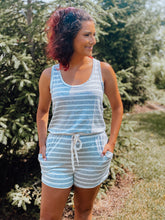 Load image into Gallery viewer, Beach Day Striped Romper