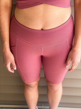 Load image into Gallery viewer, Power Athletic Shorts in Mauve