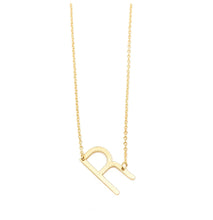 Load image into Gallery viewer, Small Gold Initial Necklace