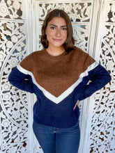 Load image into Gallery viewer, All About Autumn Color Block Sweater