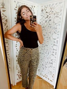 Leopard Print Trousers